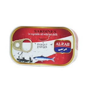 Beyrouth Market - سردين حار بالزيت النباتي - الراعي - 125غ