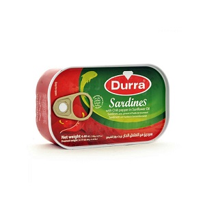 Beyrouth Market - سردين حار بالزيت النباتي - الدرة - 125غ